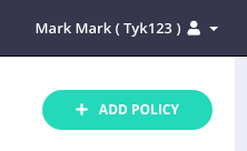 Add policy button