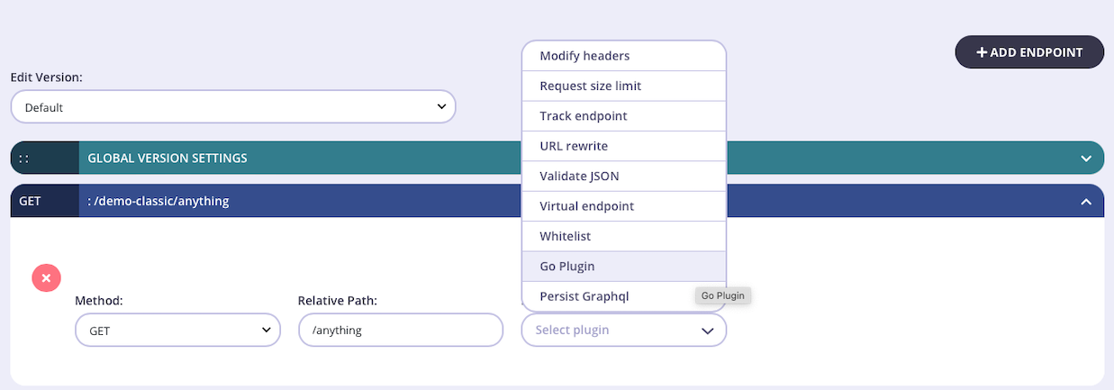 Selecting the middleware