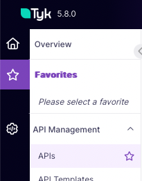 API Menu